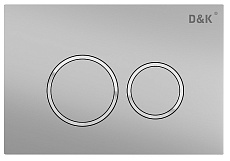 Кнопка смыва D&K Bayern DB1529002 хром матовый