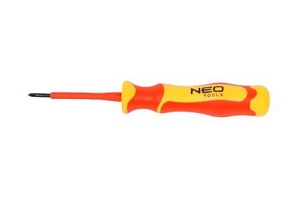 Отвертка Neo Tools PH0 x 3 x 60 мм, 1000 В 04-137