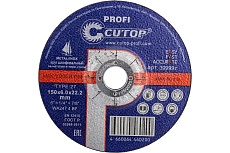 Диск шлифовальный по металлу Т27 (150х22.2 мм) CUTOP 15060