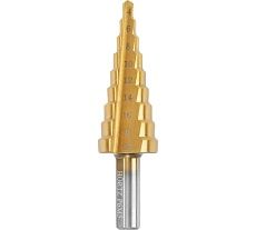 Сверло ступенчатое HORTZ 4-20 ст.9 нитрид титан, dхв=8,0, Р6М5) (4,6,8,10,12,14,16,18,20) HORTZ 1140510