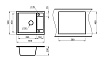 Кухонная мойка Granula GR-6002 60 см песок