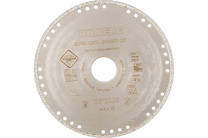 Диск алмазный отрезной по металлу Super Metal Сorrect Cut (125x22.23 мм) Hilberg 502125