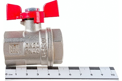 Шаровой кран Valfex PREMIUM для воды, 3/4" ВР/ВР, бабочка VF.217.NB1.034.PREMIUM