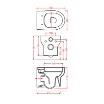 Подвесной унитаз Artceram Smarty SMV001 01 00 безободковый, белый