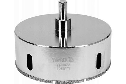 Сверло алмазное по керамограниту 105 мм Yato YT-60435