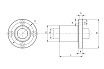 Линейный подшипник TECHNIX LMEF30UU/KBF30PP