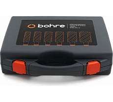 Набор сверл корончатых по металлу HSS Bohre 24,26,28,30,32,34 мм х55, Weldon 19, штифт 6,34х103 КБ003625
