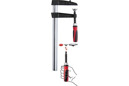Струбцина BESSEY чугунная 1500/120, 7 кН, 2К ручка BE-TGK150-2K