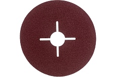 Круг шлифовальный ПРОФИ фибровый (5 шт; 115х22 мм; P100) для УШМ Зубр 35585-115-100