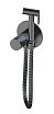 Смеситель Oliveeka Y-Line OL-829909-BGM с гигиеническим душем, термостат, оружейный металл