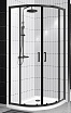 Душевой уголок BelBagno UNO-195-R-2-90-C-NERO 90x90 прозрачный, черный