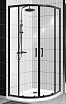 Душевой уголок BelBagno UNO-195-R-2-90-C-NERO 90x90 прозрачный, черный