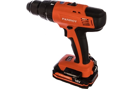Аккумуляторная дрель-шуруповерт Patriot BR 180Li-h 180301460