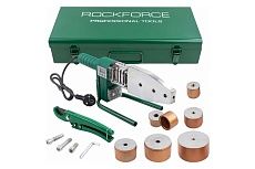 Аппарат для сварки полимерных труб Rockforce 1000W, 6 насадок: 20, 25, 32, 40, 50, 63 мм RF-PW-1002(58978)