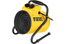 Тепловая пушка Denzel SFH-5000, 230 В, 260 м3/ч, 3 режима, вентилятор, 3000/4500 Вт 96438