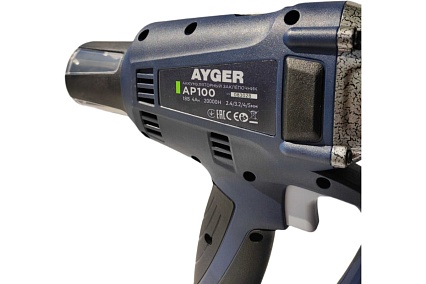 Заклёпочник аккумуляторный AYGER с одним аккумулятором 4Ah AP100