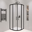 Душевой уголок RGW Passage PA-51B 100x100 прозрачное, черный 02085100-14
