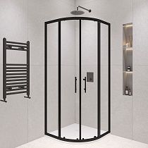 Душевой уголок RGW Passage PA-51B 100x100 прозрачное, черный 02085100-14