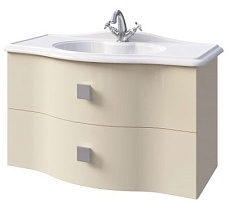 Мебель для ванной Caprigo Nokturn 90 см, 2 ящика магнолия