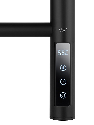 Полотенцесушитель электрический Wonzon&Woghand Bonn WW-AL4092-MB черный матовый