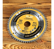 Диск пильный по дереву Woodmaker 190x30/20 мм, Z=60 атв Diamond Industrial DIDD190Z60