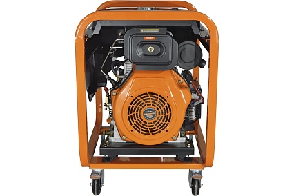Генератор Carver PPG-11000DE дизель, LT-1100F, 8,5/9,5 кВт, 220 В, бак 20л, э/старт, колеса, медь 01.020.00025