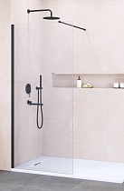 Душевая перегородка RGW Walk In WA-002B 80x195 черный, прозрачное 35100208-14