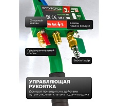 Домкрат подкатной пневматический Rockforce 3т RF-TRA1812 MST(60089)