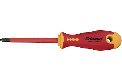 Диэлектрическая крестовая отвертка Felo Ergonic PH 2X 100 41420390