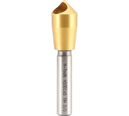 Зенковка H-Tools со снятием стружки 90градусов 10.0мм 2/5 HSSE-Co5 TiN 893005EHT