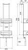 Полка Emco System2 3545 001 27, 25 см хром