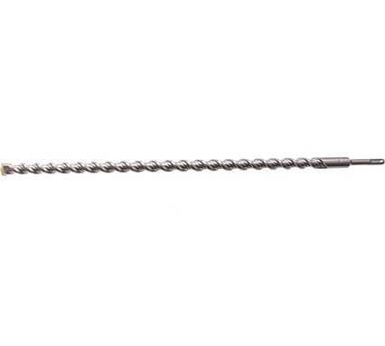 Бур по бетону, двойная спираль, Cobalt W-tip (20x600 мм; SDS PLUS) Denzel 705050