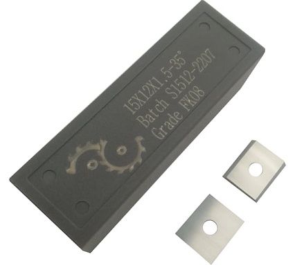 Нож сменный твердосплавный FHONK 15x12x1.5 HW 35º Z=2 (упаковка 10шт) 151215FK08-10