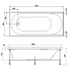 Акриловая ванна Am.Pm X-Joy W94A-180-080W-A 180x80 см