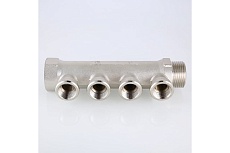 Коллектор Valtec 1&quot;, 2 выхода х 1/2&quot; вн. VTc.550.N.0602