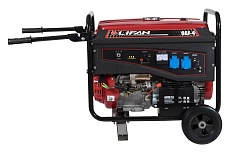 Бензиновый генератор Lifan 7000E (6GF-4), 220В, 6/6,5 кВт, 15 л.с. 00-00000587