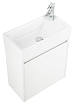 Тумба с раковиной BelBagno Kraft Mini 50 см Bianco Opaco, L