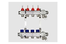 Комплект коллекторов Ридан SSM-4RF set с расходомерами и кронштейнами, 4 контура 088U0954R