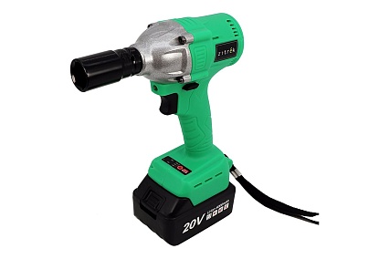 Аккумуляторный ударный бесщеточный гайковерт Zitrek Crusher 20-Li (20В, Li-ion аккумулятор 2х4Ач, ЗУ, кейс) 063-4077