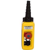 Пульт 2 кнопки, 2 ступенчатые кнопки + авар.стоп + ключ EURO-LIFT 00012434