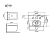 Подвесной унитаз Black&White Universe W-719 безободковый, с микролифтом