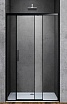 Душевая дверь Vincea Soft VDS-3SO110CLB 110x195 черный, прозрачное