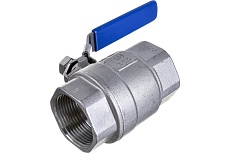 Шаровый кран DN.ru полнопроходной КШМП.316.230-h Ду32 Ру64 SS316 резьбовой с рукояткой D160-05344