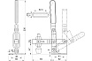 Зажим с вертикальной рукоятью HS CLAMP HS-101-EL