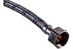Подводка для воды СТМ сталь, 1/2", гайка-гайка, 50 cм CWFHF050