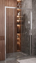 Душевая дверь Cezares MOLVENO-BF-3-120-C-Cr-IV 120x195, прозрачная, хром