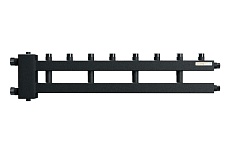 Коллектор Warme с гидрострелкой рядный на 5 контуров WKD.R.85.4+1