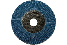 Круг лепестковый торцевой, прямой, цирконат 100% 125х22.2 мм, P-40 ABRAFORM AF-FLAP-FT-125-P40-ZR100