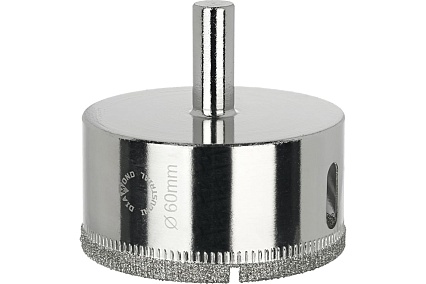Коронка алмазная по керамике, плитке и стеклу 60 мм Diamond Industrial DIDCBC060