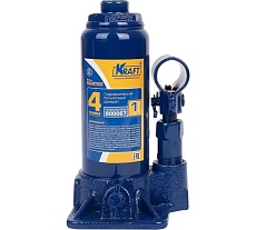 Бутылочный домкрат Kraft 4т в кейсе Master KT 800067